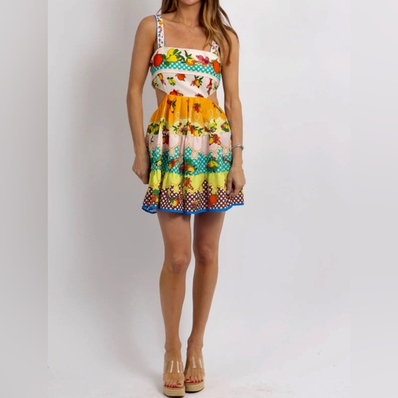 2x HP! Orangery Cut-Out Mini Dress - Picture 2 of 8